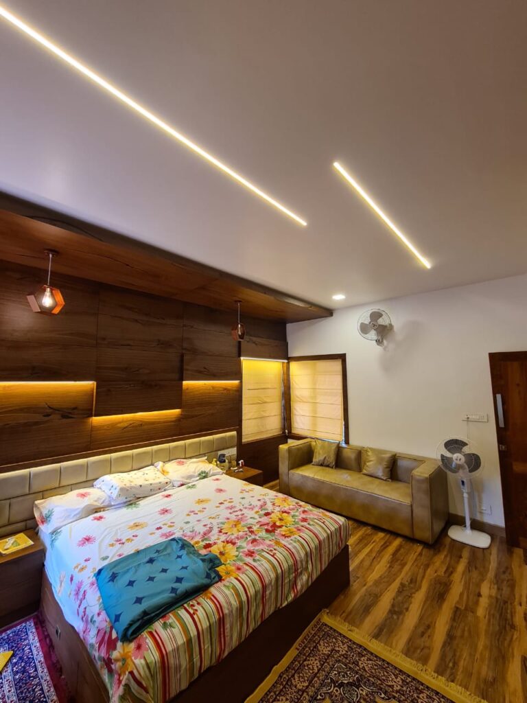 Bed room interior